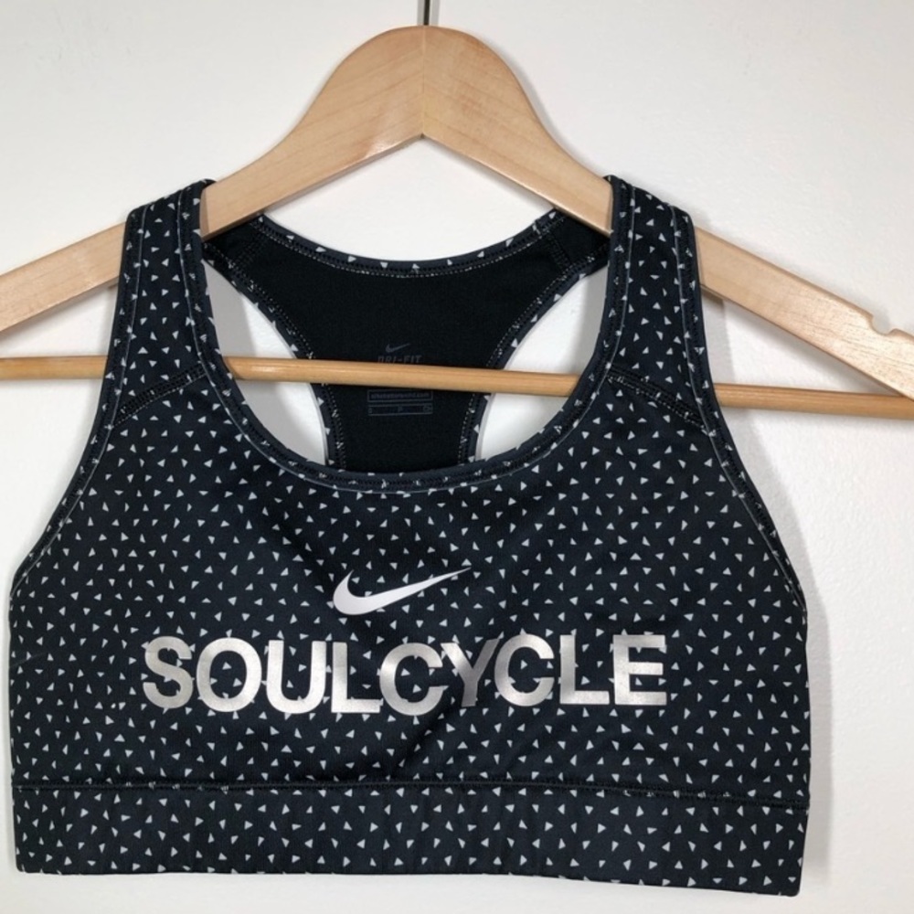 NIKE x  Soulcycle Dri-Fit Racerback Sports Bra Size Small tight fit supportive